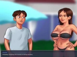 Summertime saga- трахання мій stepsister сплячий і всі над в будинок 18&period;6