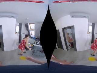 他妈的 您的 捷克语 housemaid 在 vr