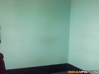 Indian Ex young lady Does A Striptease