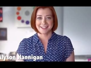 Alyson hannigan אידיוט את challenge, חופשי מבוגר סרט 10