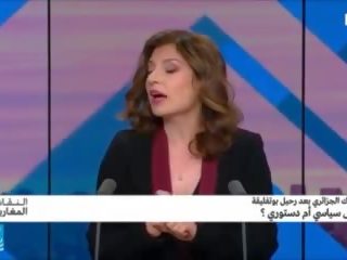 Desirable arab journalist rajaa mekki rántás ki challenge.