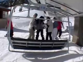 Toivottava ruskeaverikkö perseestä kova shortly thereafter snowboarding
