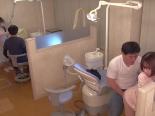 Jav نجمة eimi fukada حقيقي اليابانية طبيبة الاسنان مكتب الاباحية