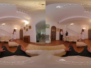 Vr bangers 매력적인 유럽의 매춘부 쇼 누구 이다 에 요금 vr 성인 클립