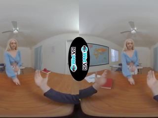 Wetvr uly emjekli student fucked during detention in vr