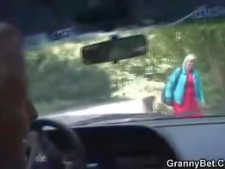 Car Driver Bangs Old street girl