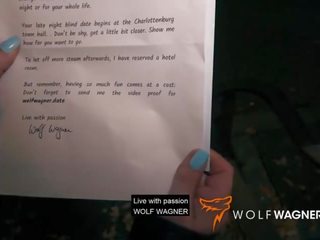 Middle-aged німецька матуся rubina вдарив на відкритому повітрі по чужий! wolf wagner wolfwagner.date